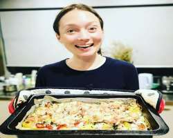 She loves cooking.